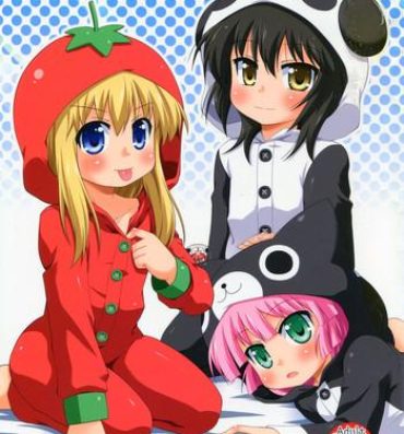 Oldyoung Panda to Tomato to Kuroneko to – Panda & Tomato & Black Cat- Yuruyuri hentai Lick
