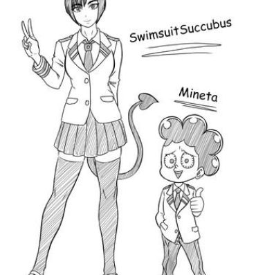 Jeans SwimsuitSuccubus x Mineta- My hero academia hentai Japanese