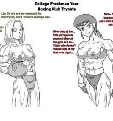 Interracial [Allesey] Boxing Girls Katie vs. Liz Rounds 1-4 (English) Plus Bonus Sisters Round- Original hentai Puta